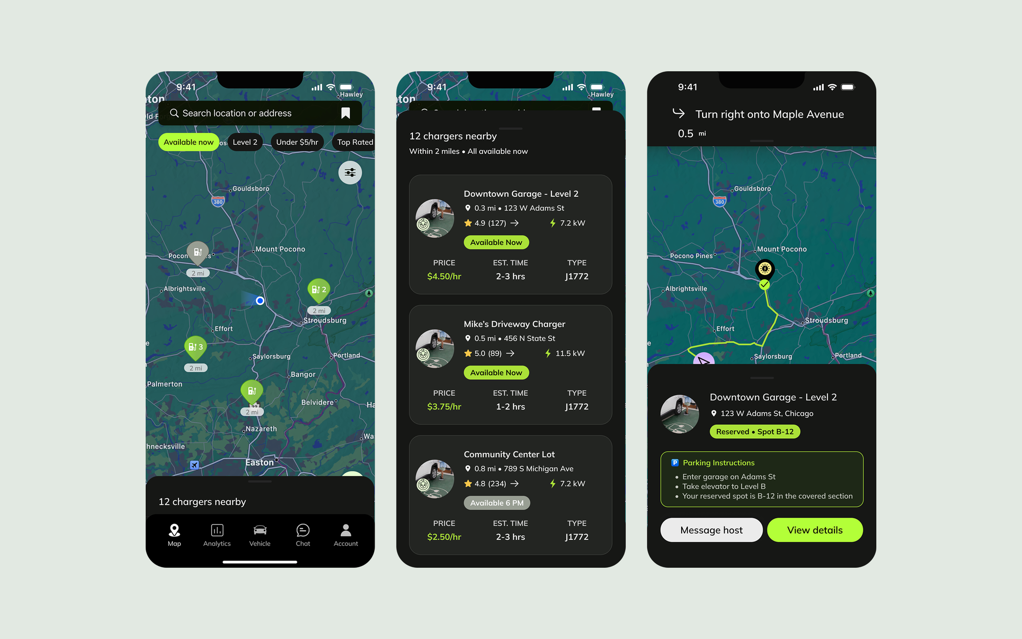 Booking user flows